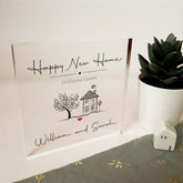 new-home-personalised-acrylic-block-first-house-keepsake-gift|LLUVABNEWHOME|Luck and Luck| 1
